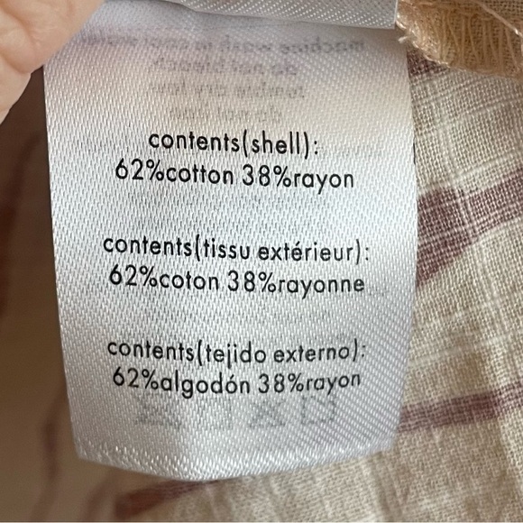 ONIA Printed Cotton-Blend Wrap Top, Tiger Stripe, Size L - Picture 13 of 13